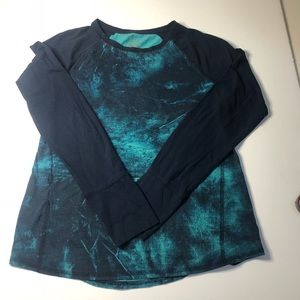 NEW TEK GEAR NavyBlue/Turquoise Shirt